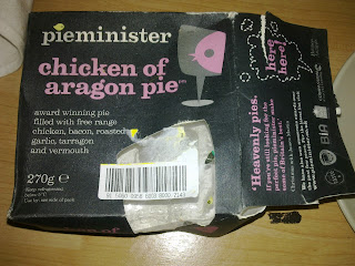 Pieminister chicken of aragon pie review