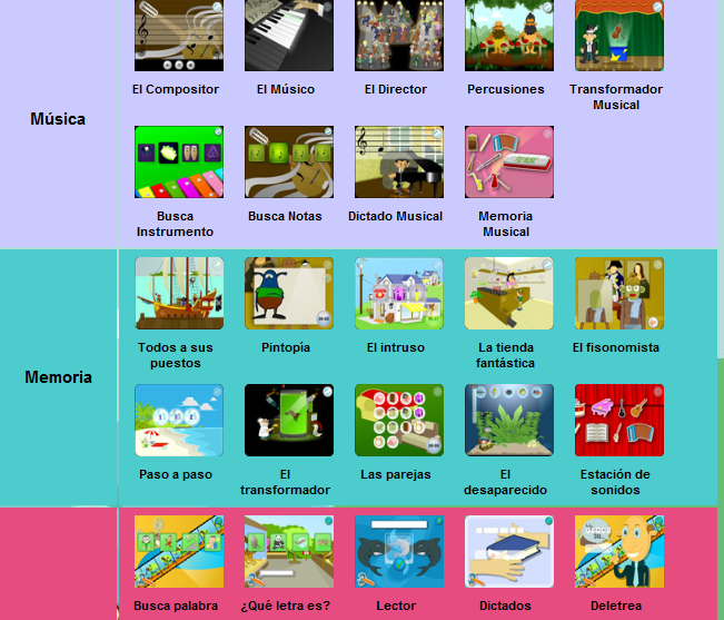 CHILDPOTIA, juegos 1º,2ºC.