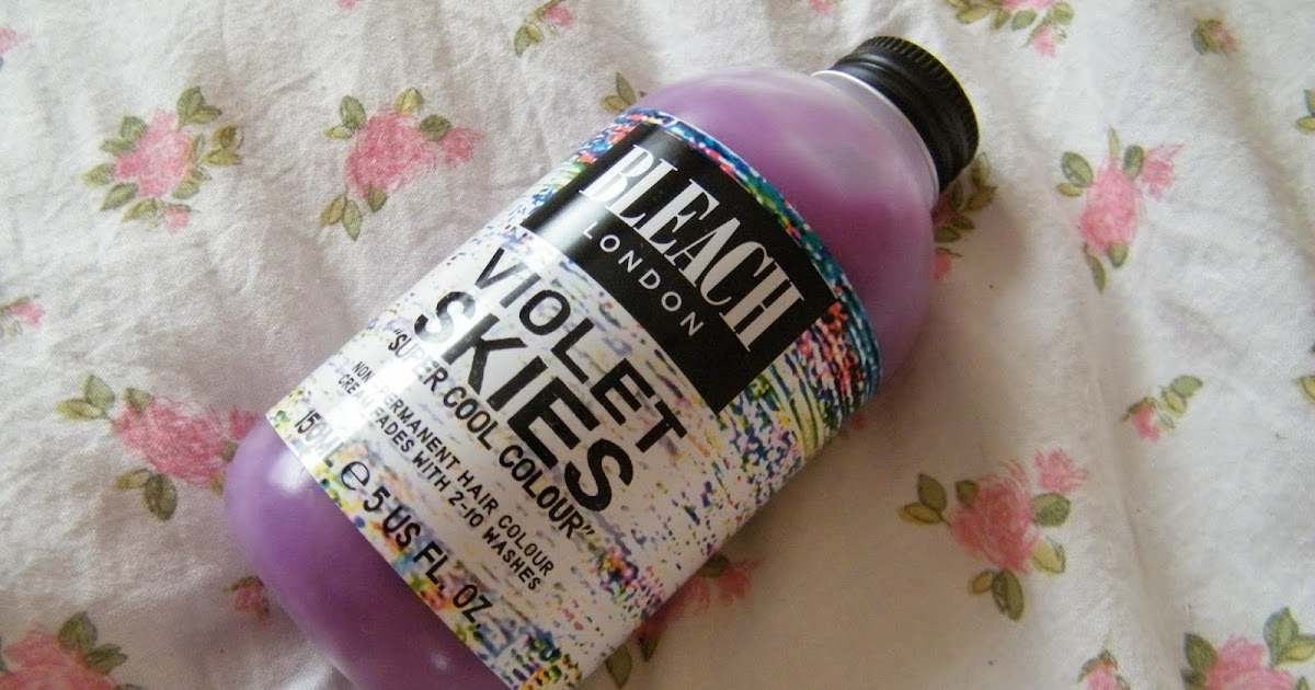 review BLEACH LONDON Violet Skies Jasmine McRae UK Beauty, Fashion