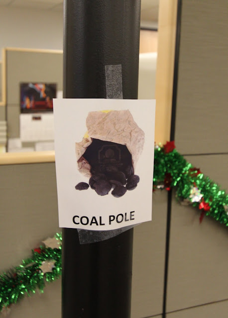 Office Holiday Christmas Pole Decorating Contest