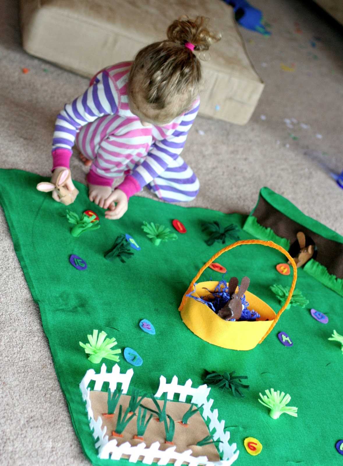 bunny play mat