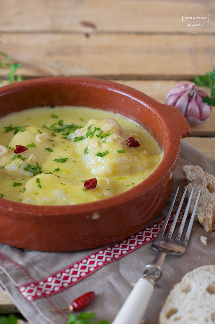BACALAO AL PILPIL Atrapada en mi cocina