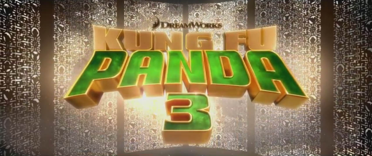 Kung Fu Panda 3 2016 movie title card DreamWorks Animation and Oriental DreamWorks distributed by 20th Century Fox