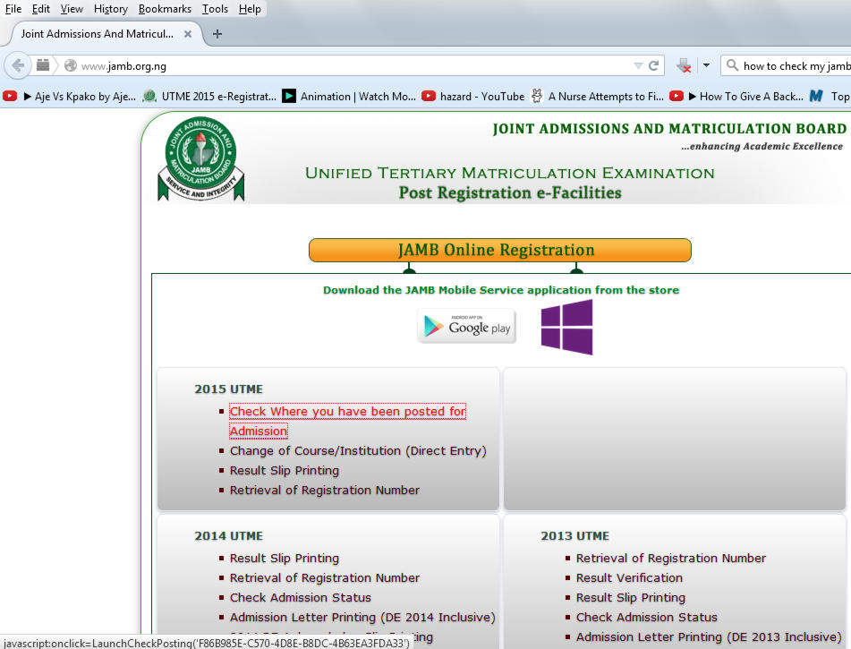 Jamb Eligibility Status How To Check Yours [PHOTOS