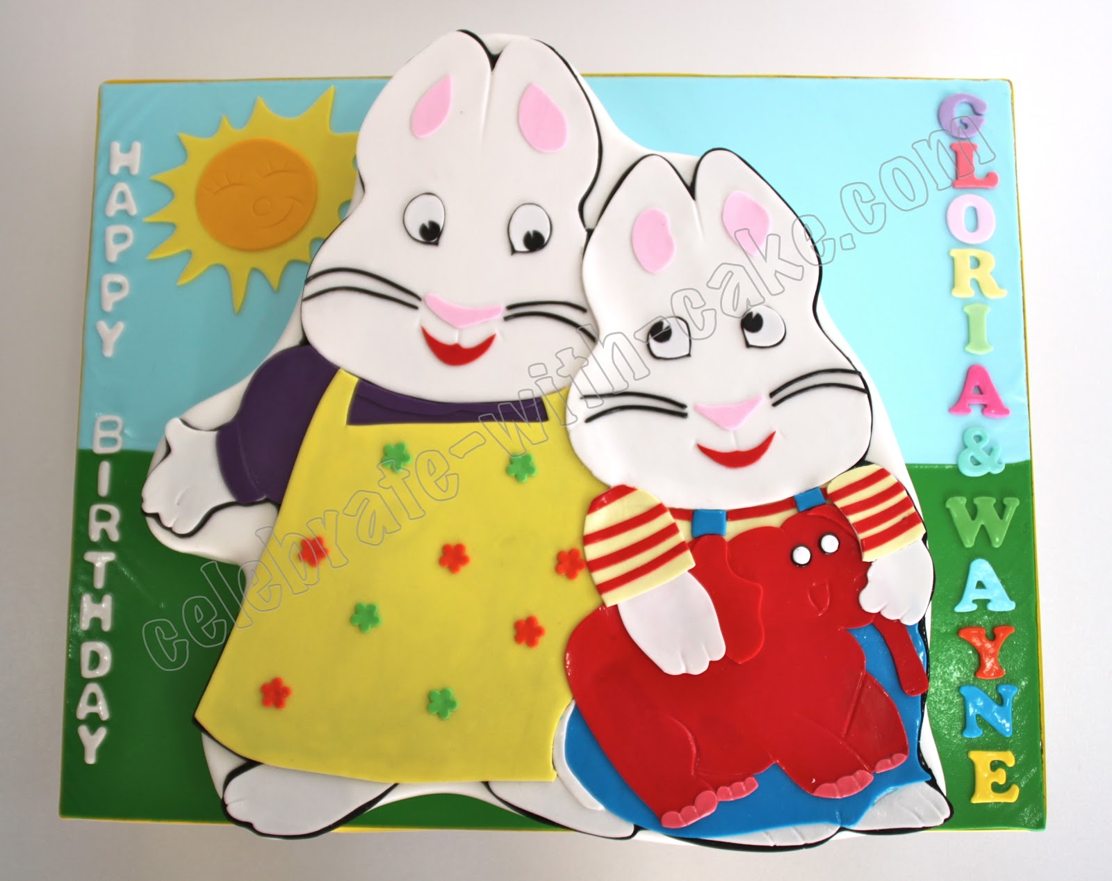 Ruby and Max Cake