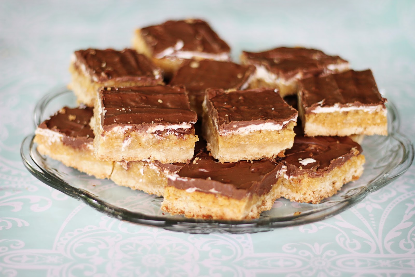 CremedelaCrumb Double Chocolate Butterscotch Bars