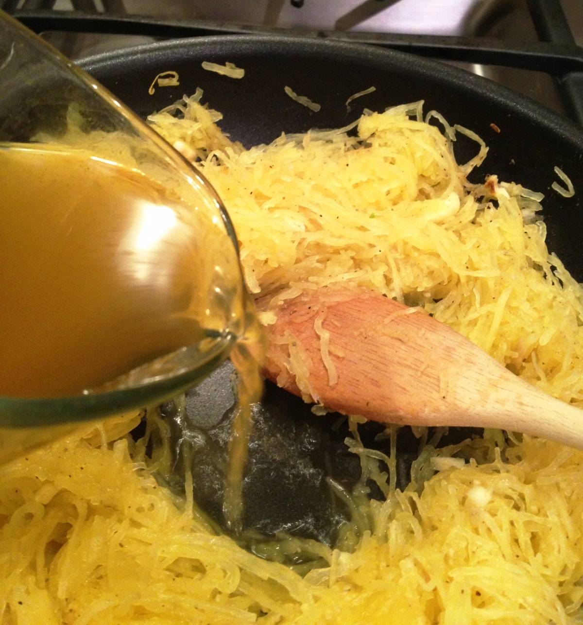 A Healthy Makeover Creamy Garlic Spaghetti Squash
