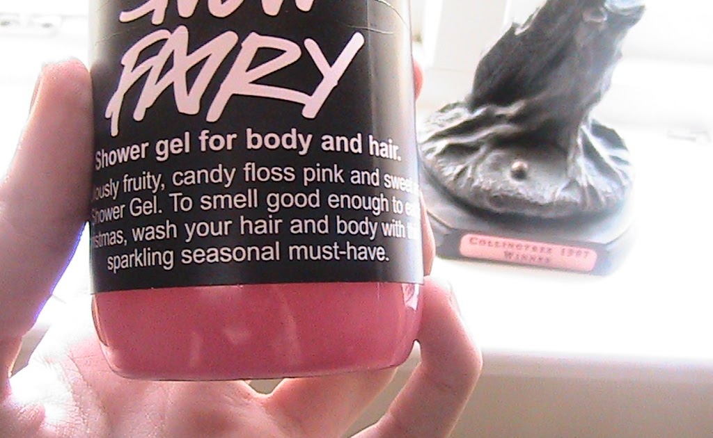 . LUSH Snow fairy Body wash (Sparkles & Bubblegum.)