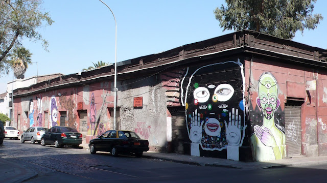 street art in santiago de chile barrio brasil arte callejero