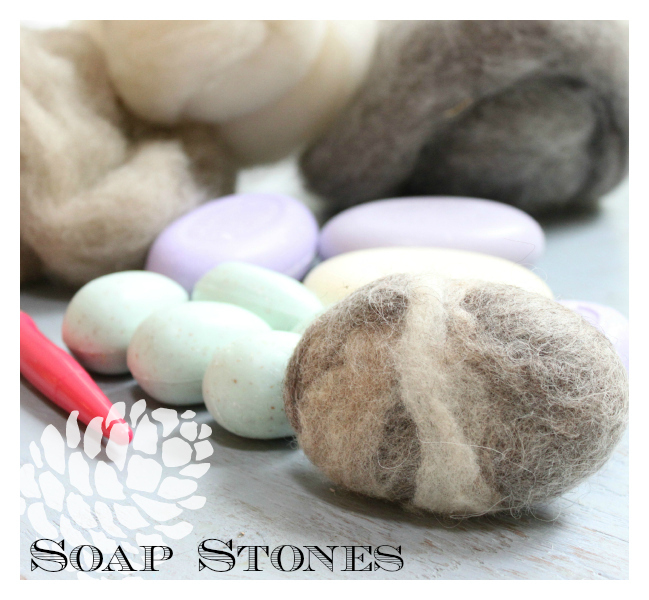 helana and ali Felted Soap Stones