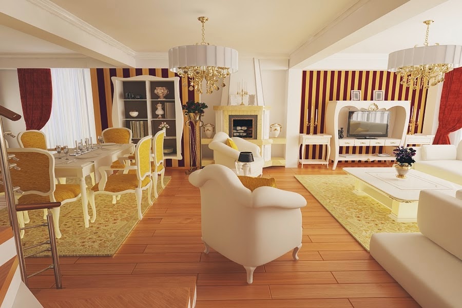 Proiect design interior casa de lux in Constanta.