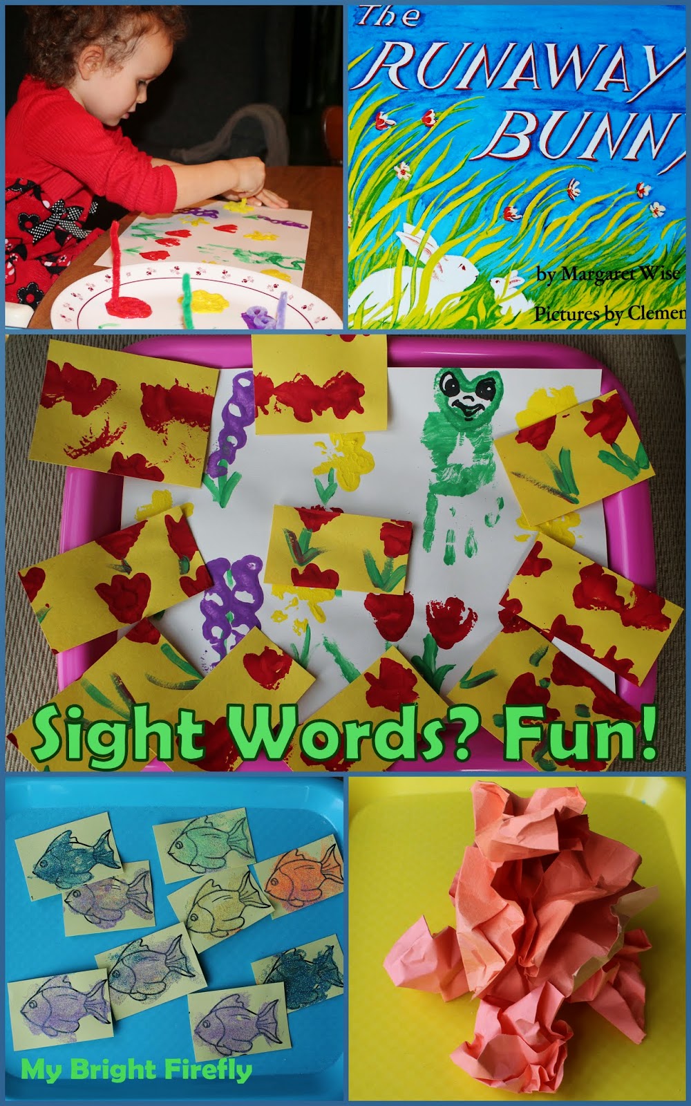 Bunny Books And Sight Word Games My Bright Firefly