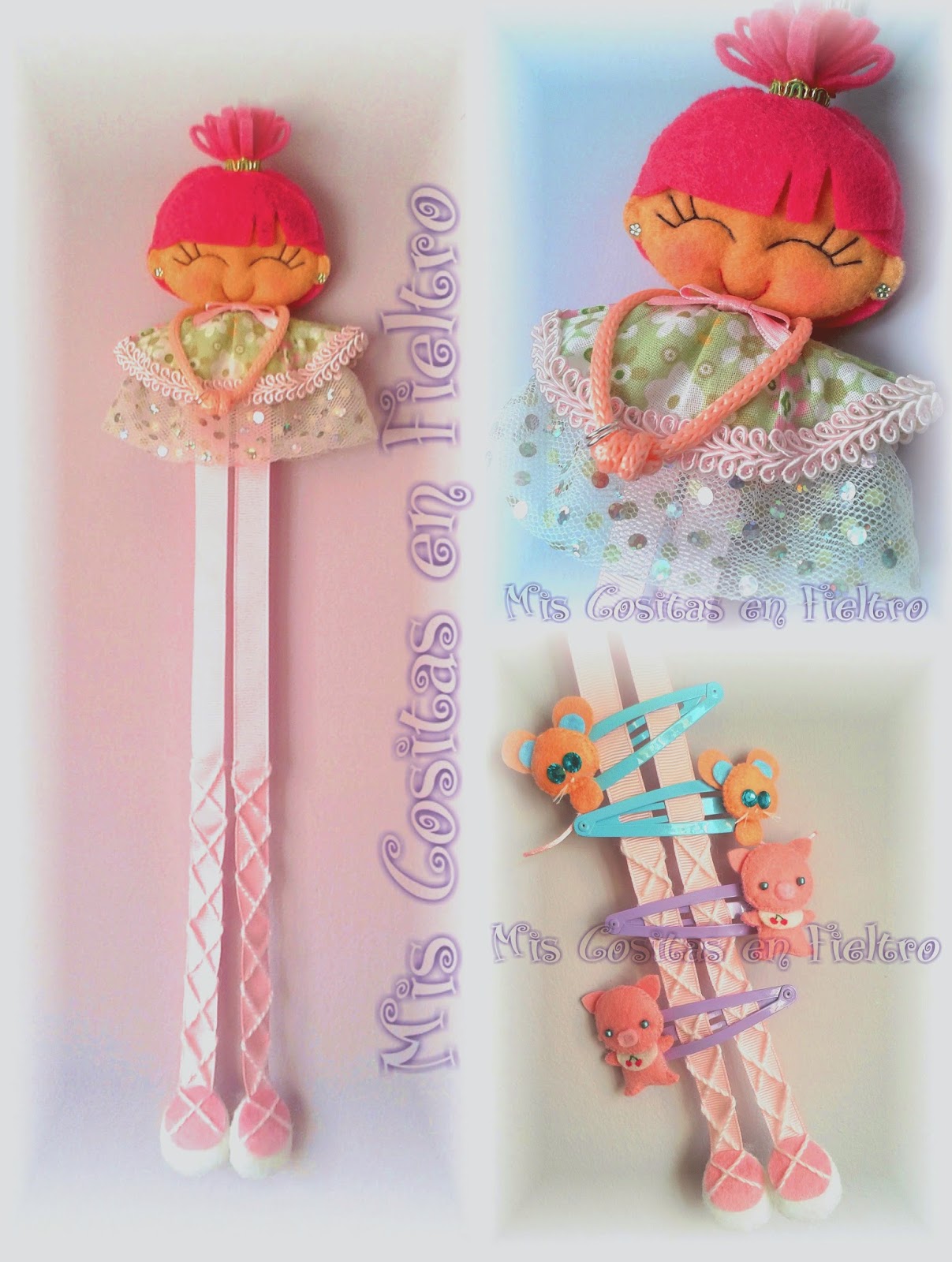 bailarinas de fieltro