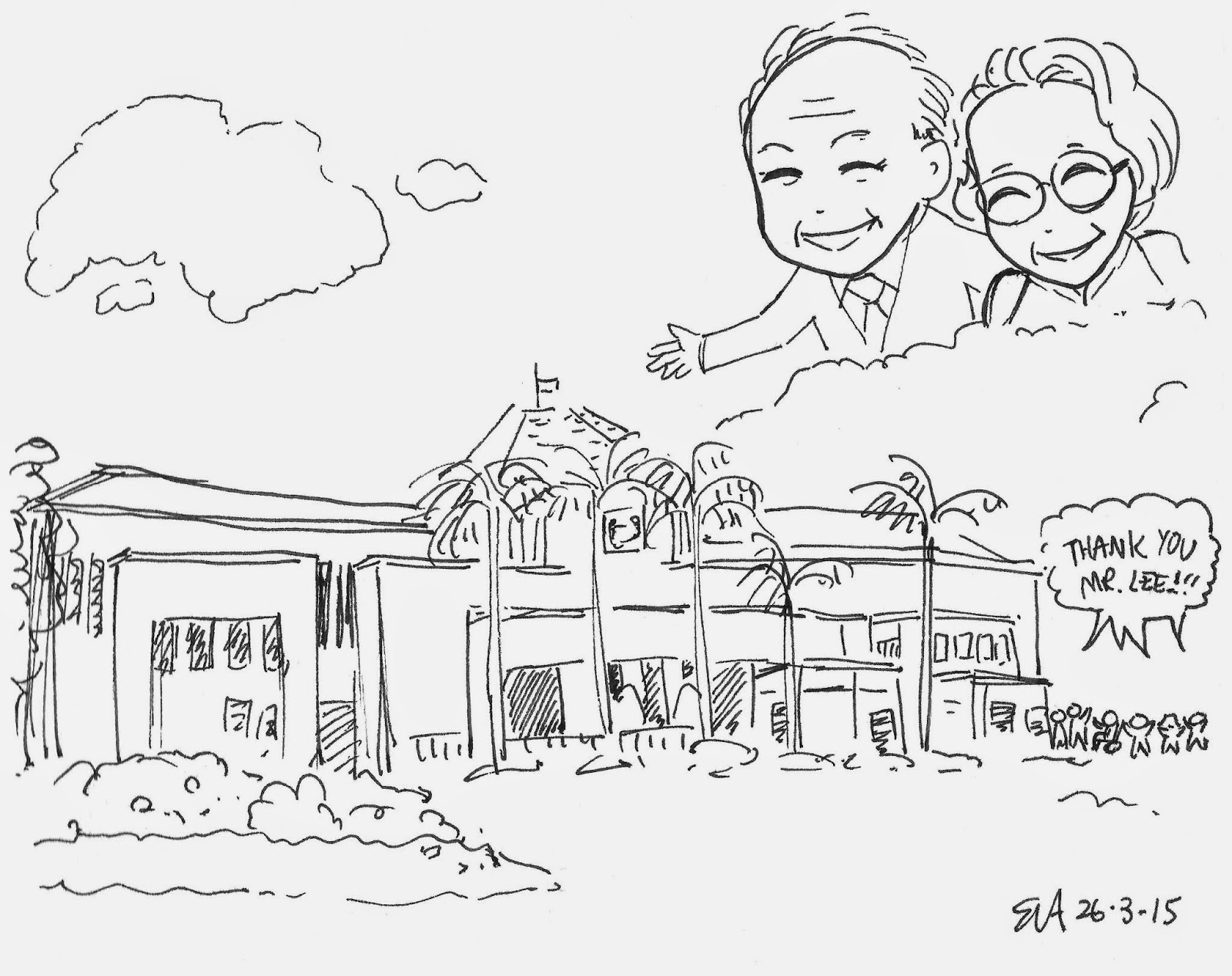 Tribute to Mr Lee Kuan Yew and his wife