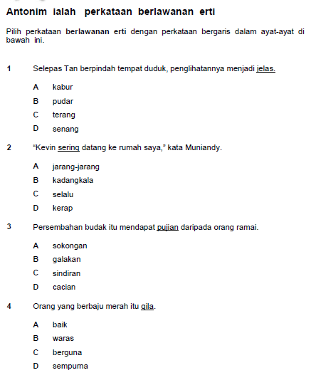 Soalan Soalan Bahasa Melayu Tahun 5 Resepi Book R