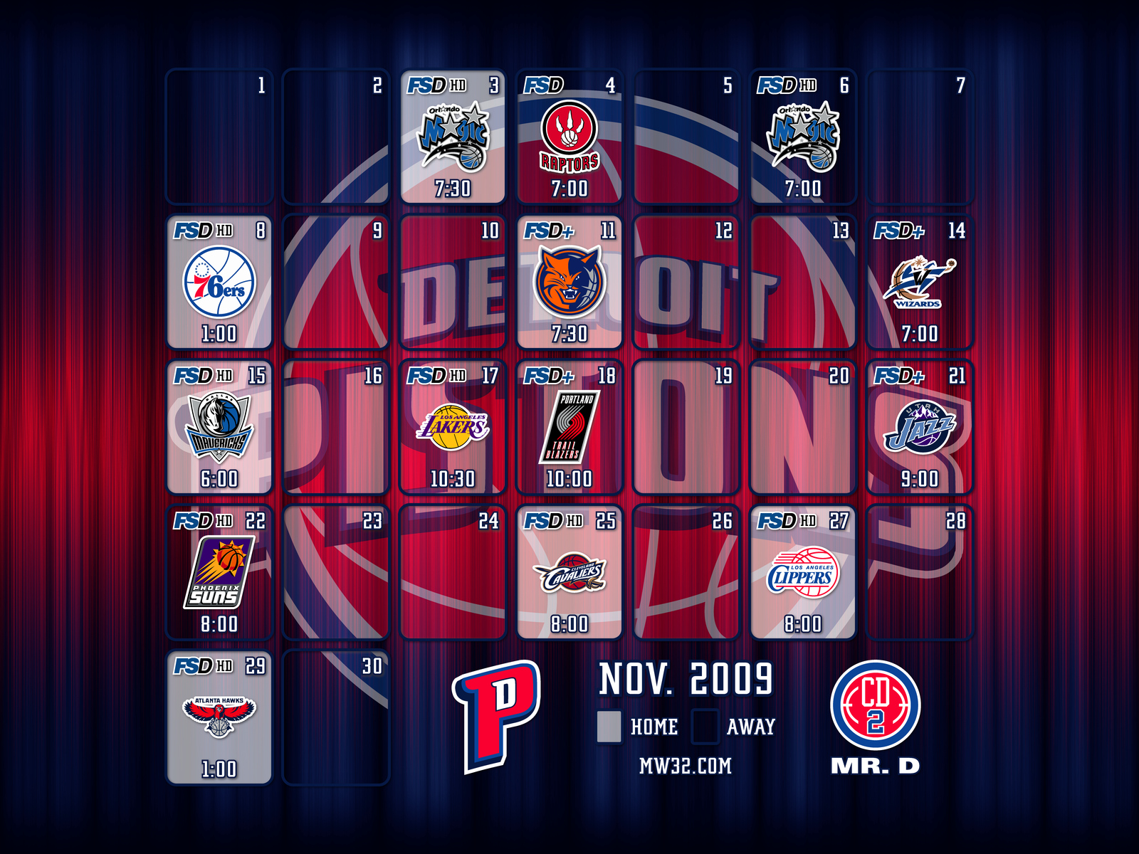 Detroit Pistons Logos Gallery