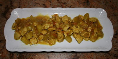 Piatto unico - Pollo al curry, mele e yogurt