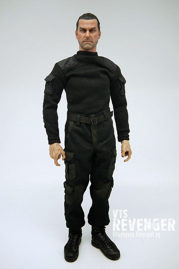 x7 Black Gloved Hand Set 1/6 scale toy Punisher The Revenger 