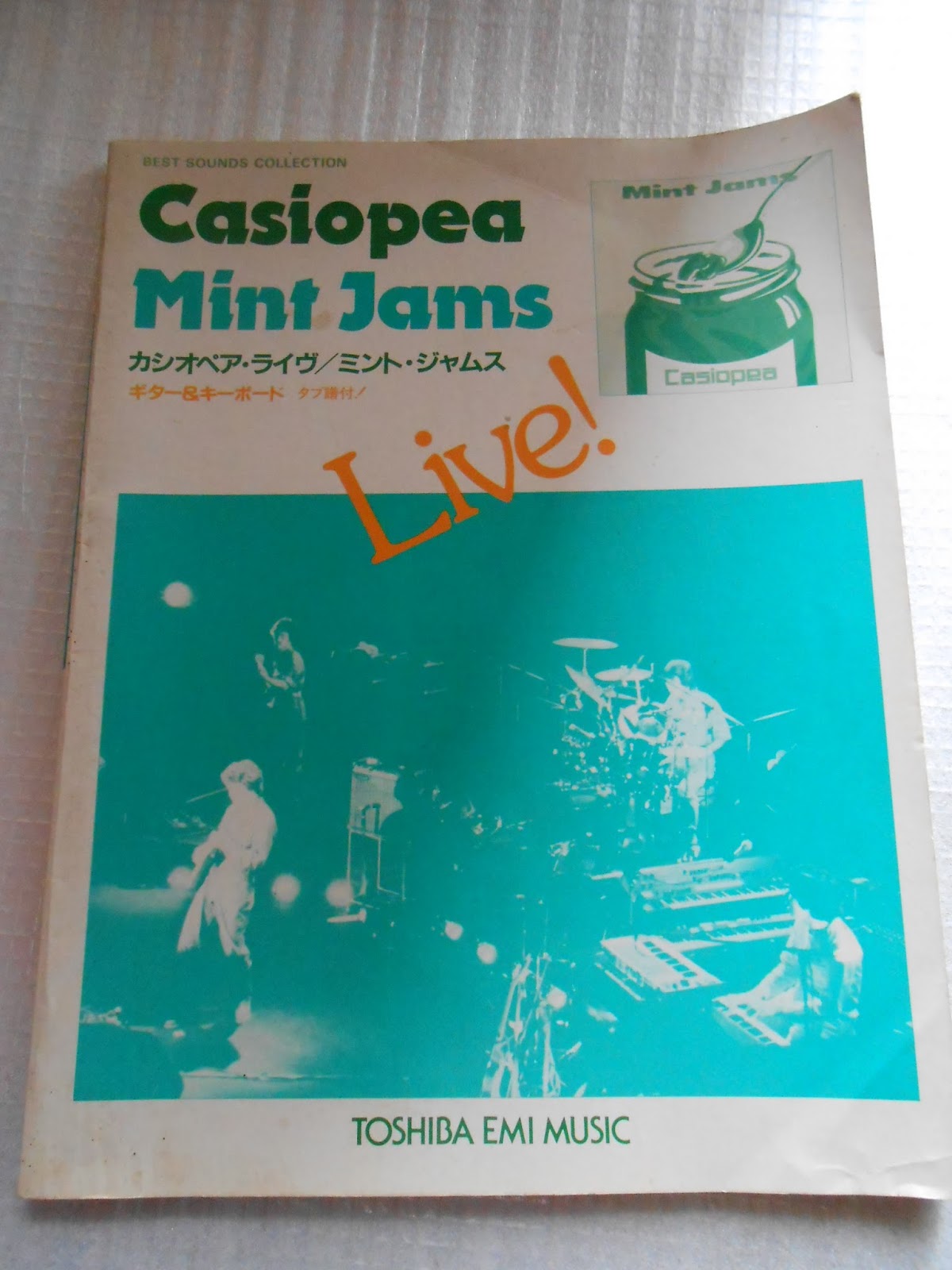 Guitar Score Casiopea Mint Jams カシオペア ミントジャムス ギター キーボード スコア score TAB