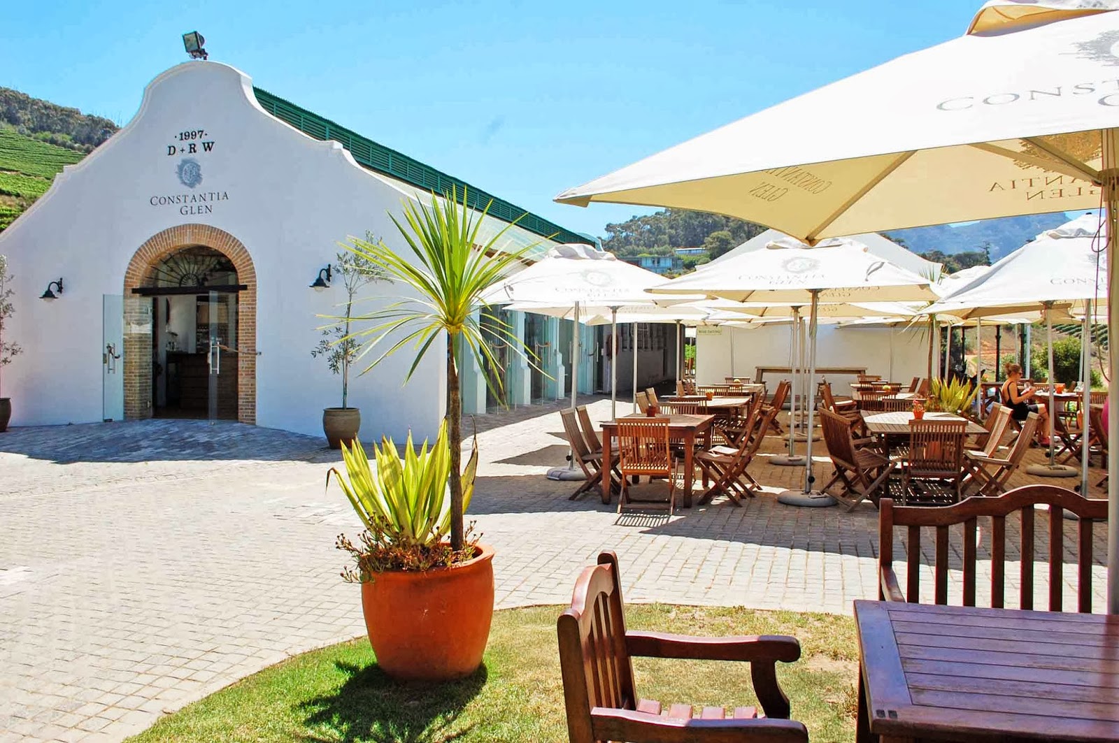 . The new tasting room at Constantia Glen