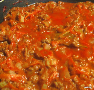 Easy pasta sauce full of veggies by ng @ What's for Dinner?