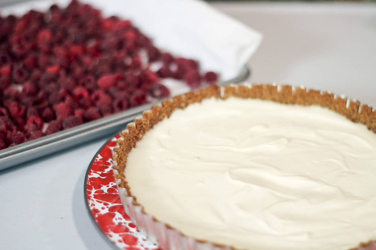 The Butcher and The Baker Recipe Raspberry Sour Cream Tart