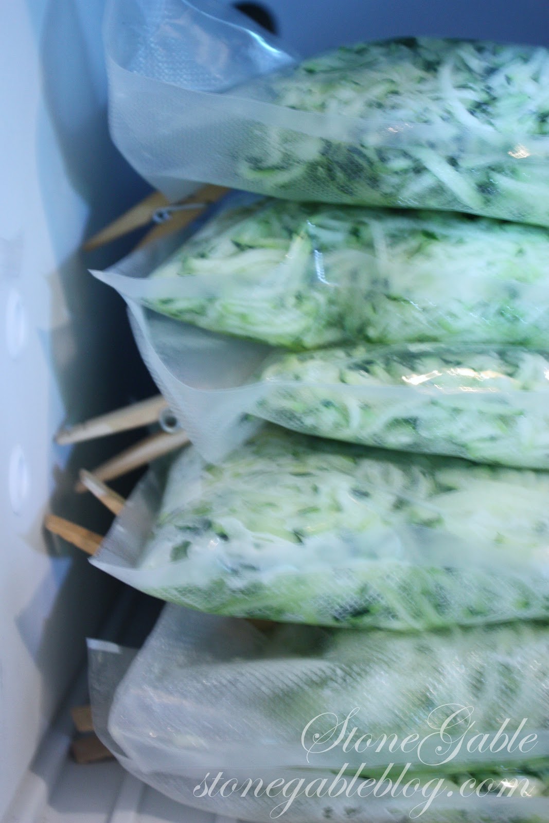 FREEZING ZUCCHINI TUTORIAL, REALLY? StoneGable