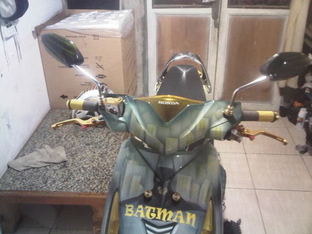 Modifikasi Motor Beat Warna Hijau - Ind Modified