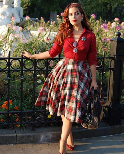 Plaid skirt outfit ideas for women - spring/summer 2015/2016 Plaid skirt outfit ideas for women - spring/summer 2015/2016