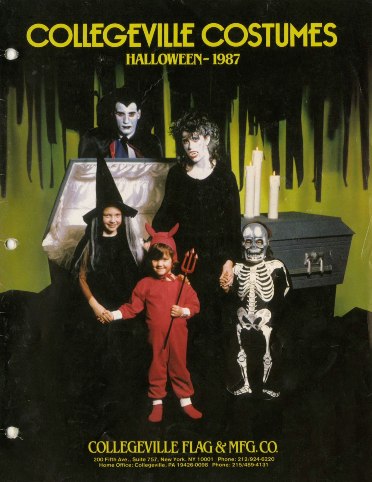 1987 Collegeville Costumes Catalog Blood Curdling Blog of Monster Masks