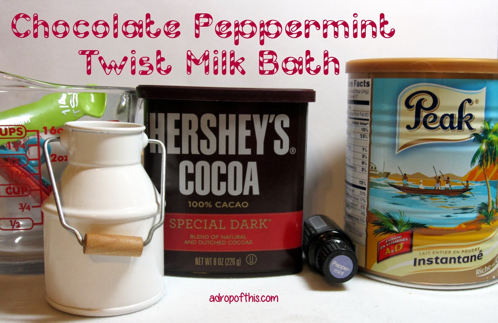 A Drop of This Chocolate Peppermint Twist Milk Bath