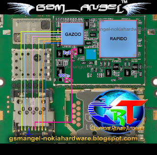 Nokia E5 MMC Connection Circuit