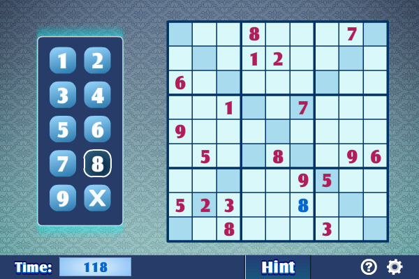 لعبة سودوكو Sudoku X لعبة سودوكو Sudoku X
