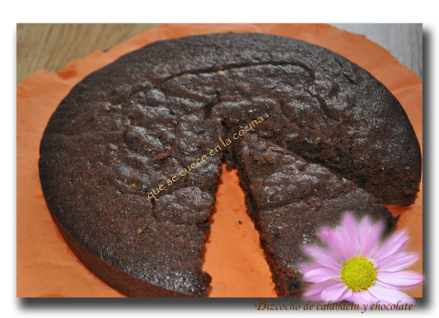 Bizcocho De Calabacín Y Chocolate
