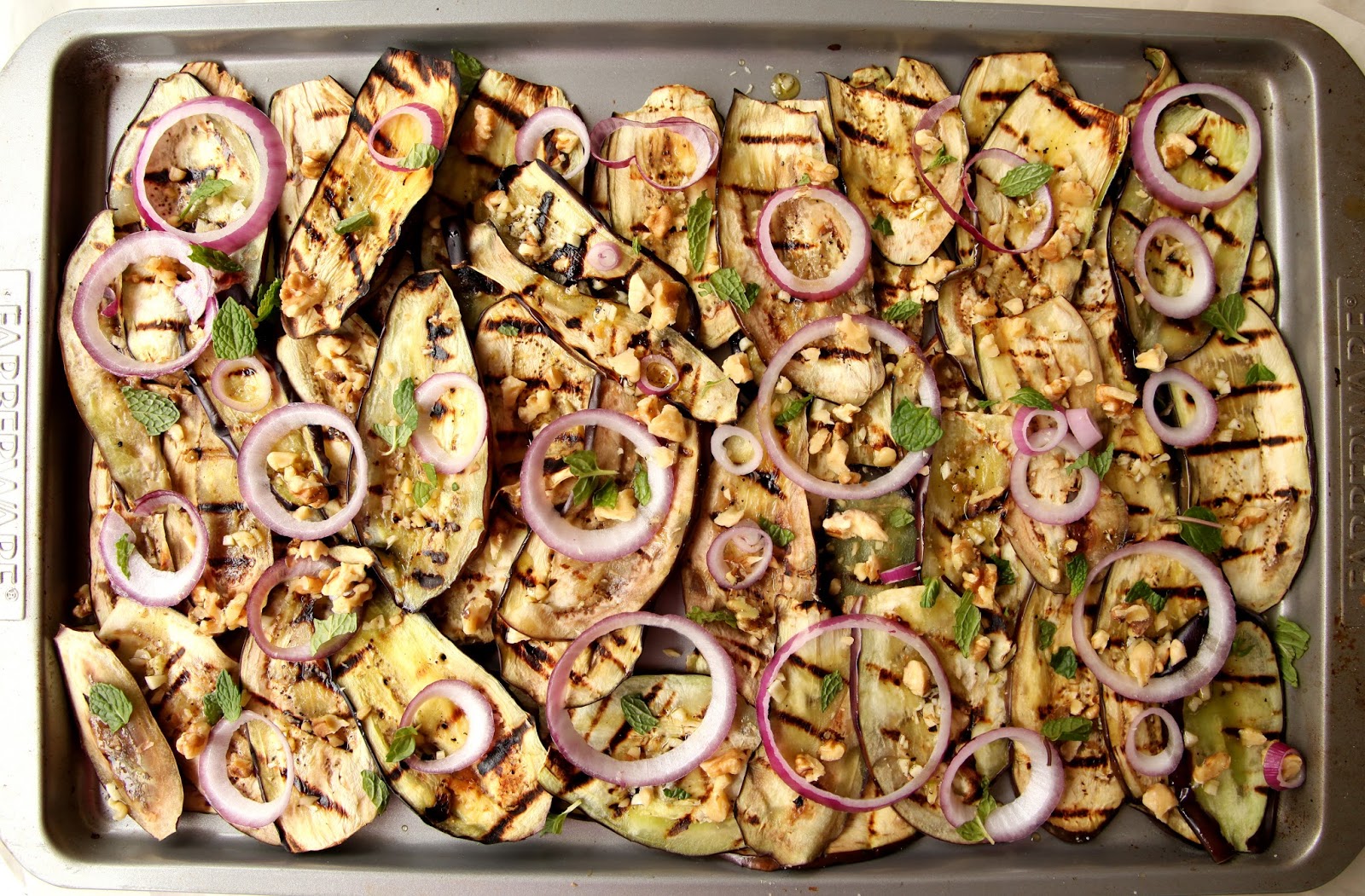 Dolce Fooda How to Grill and Serve Eggplant