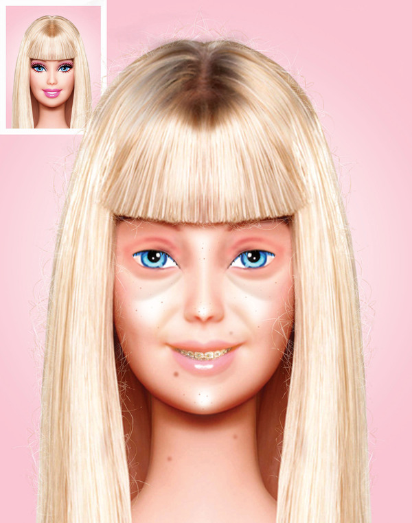 make up natural barbie