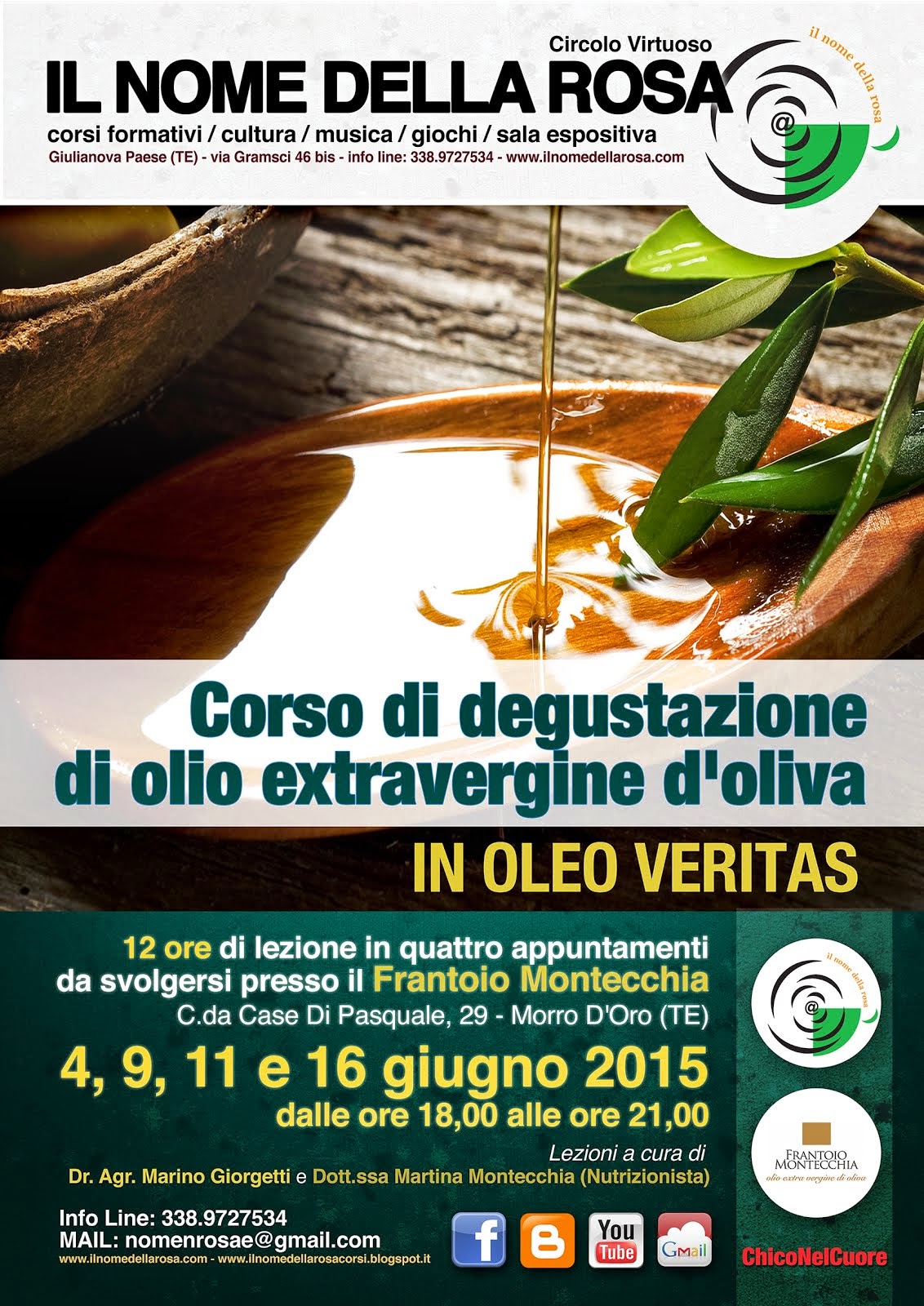 CORSO DI DEGUSTAZIONE DI OLIO EXTRAVERGINE DI OLIVA