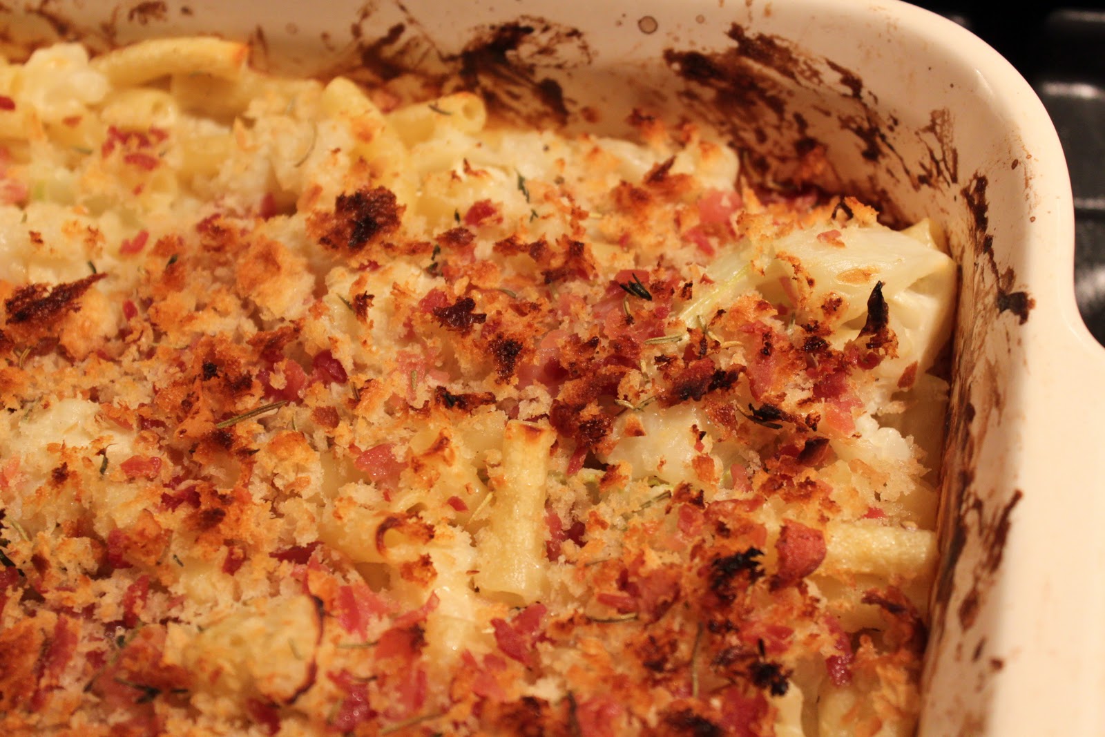 Dine at Mine Cauliflower Macaroni Cheese