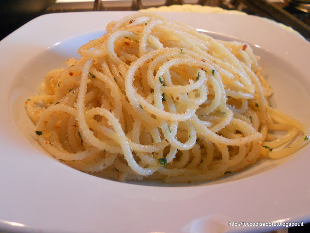 Variante spaghetti aglio olio e peperoncino