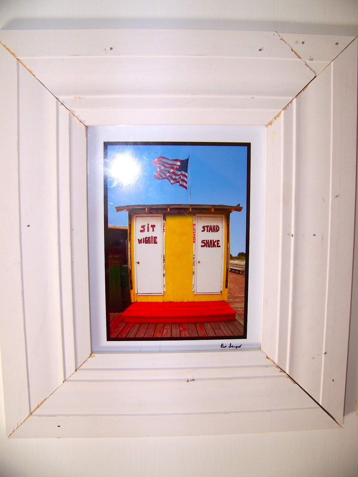 CK and Nate header Bathroom Door Art and DIY Frame