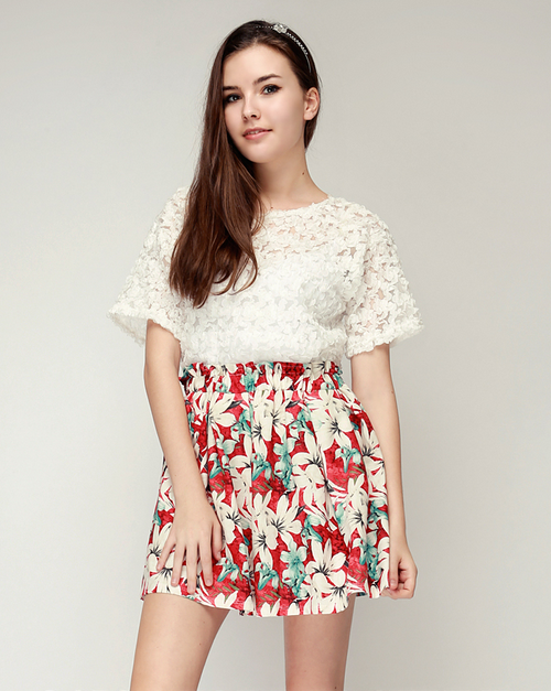 Aloha Flare Skirt