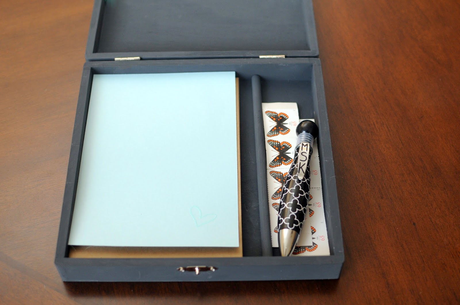 MK Designs Blog Personalized Stationary Boxes & Embossed Stationary