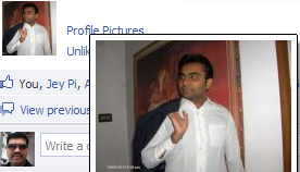 Facebook thumbnail Photo Zoom out enlarge