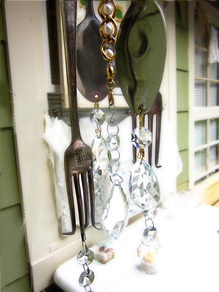 Elegant Economies Diy Wind Chimes Out Of Silverware