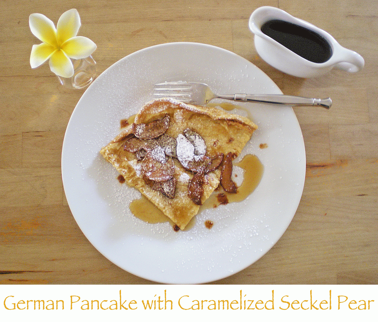 MY SHEPARD'S PIE German Pancake with Caramelized Seckel Pear