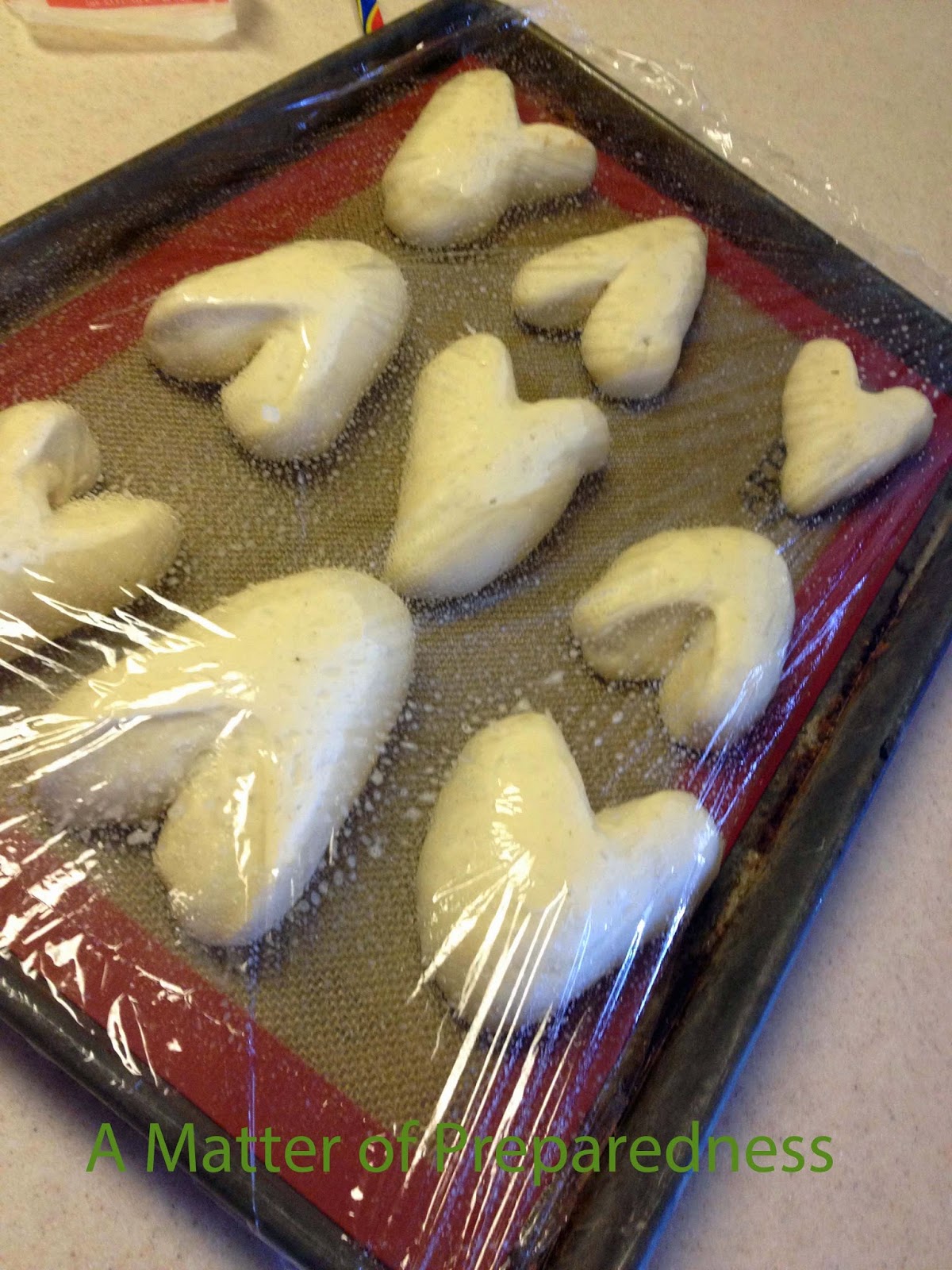 Valentine's Day, Heart Shaped Rolls