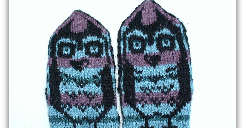 The Knitting needle: a ja....her er ENDA en ugle ;) a Irish Mesh stitch