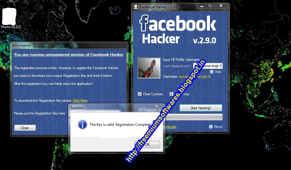 facebook hacker v 2.9.0 activation code