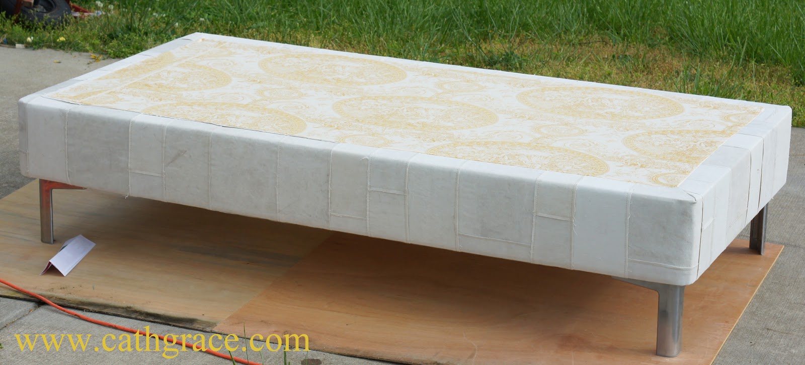 Canvas Covered Boxsprings cathgrace