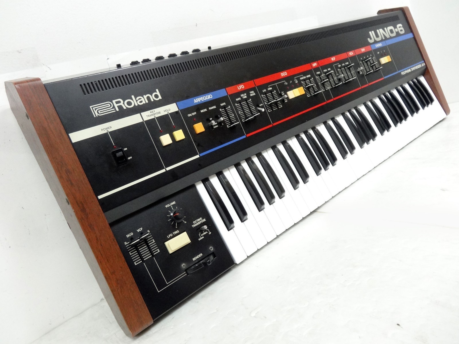 MATRIXSYNTH ROLAND Juno6 Vintage Analog Polyphonic Synthesizer SN 237581